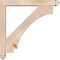 Ekena Millwork Imperial Arts and Crafts Smooth Bracket w/ Offset Brace, Douglas Fir, 5 1/2"W x 38"D x 38"H BKT0604X38X38IMP03SDF - alternate 2